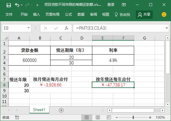 怎么用excel计算某期还款本金金额,excel每期还款额公式