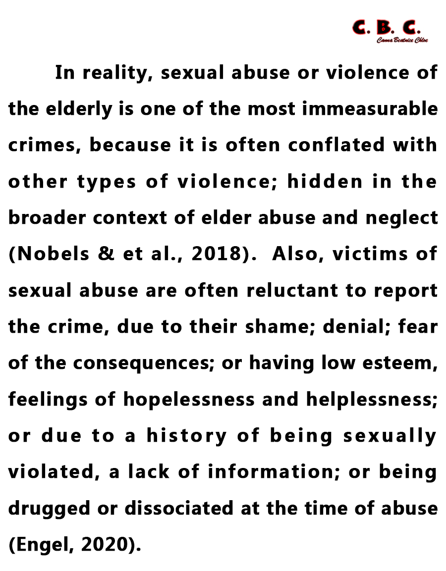 认识对老年妇女的*虐性**待