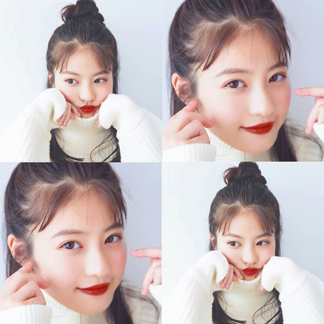 日本高中生女生的颜值,人畜无害的长相的女生