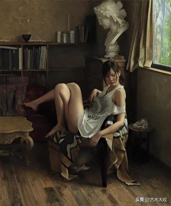 十六幅中国古典女性油画欣赏图片,日本古代古典油画