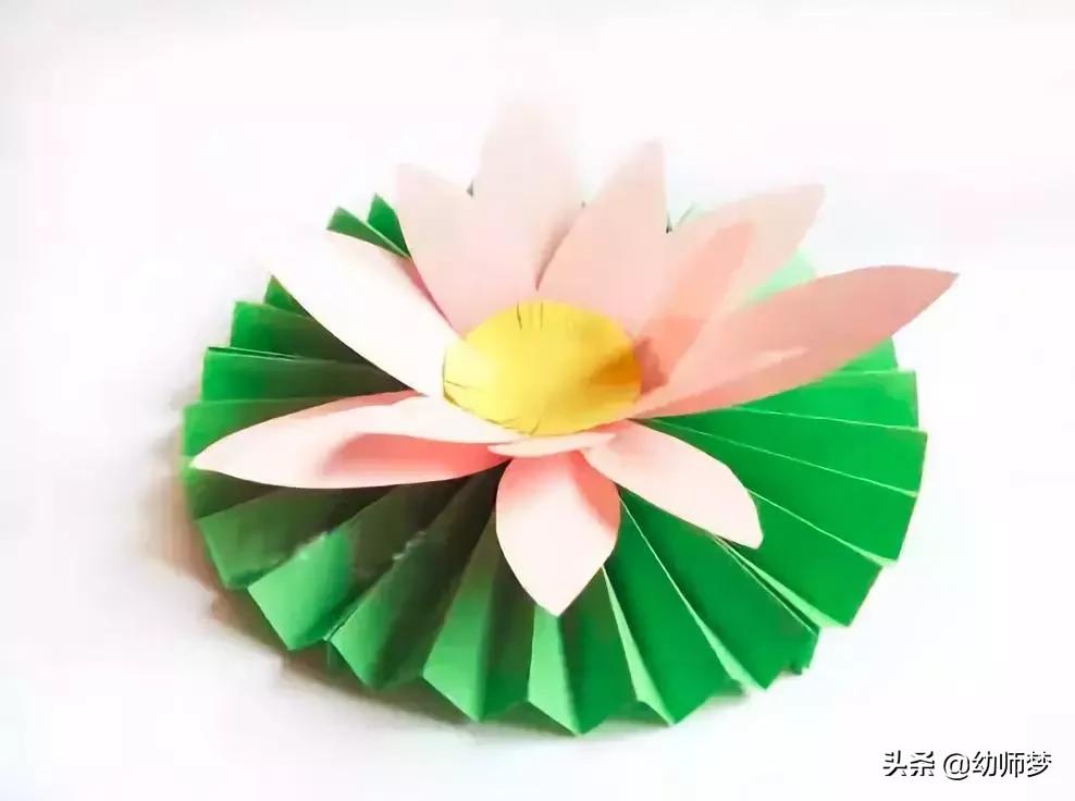 半成品荷花睡莲手工材料包,荷花睡莲水池制作