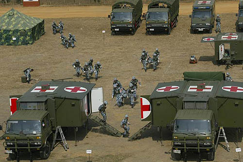 先进战地医疗,现代化医院