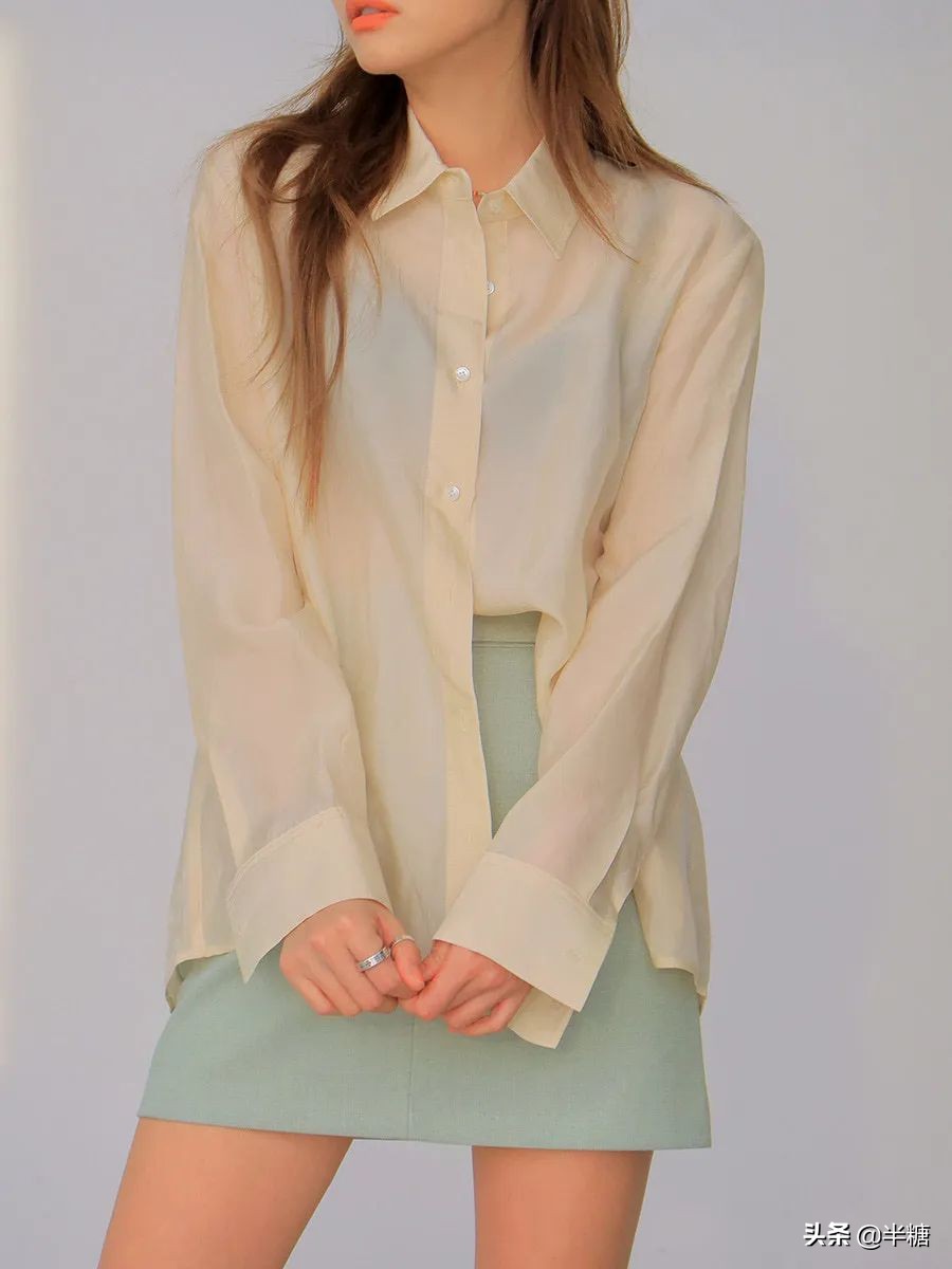 韩剧女主的穿搭连衣裙,韩剧女主穿条纹衬衫