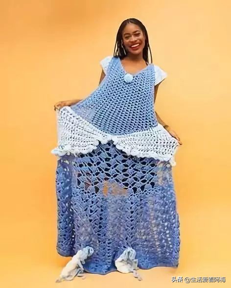 妈妈钩的小羊毯子,妈妈钩的睡袋