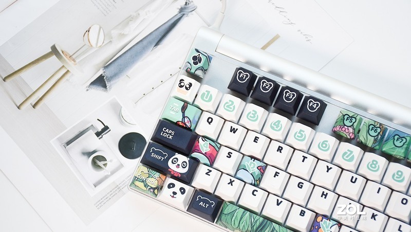 国风涂装键盘,樱桃mx1.1红轴机械键盘测评