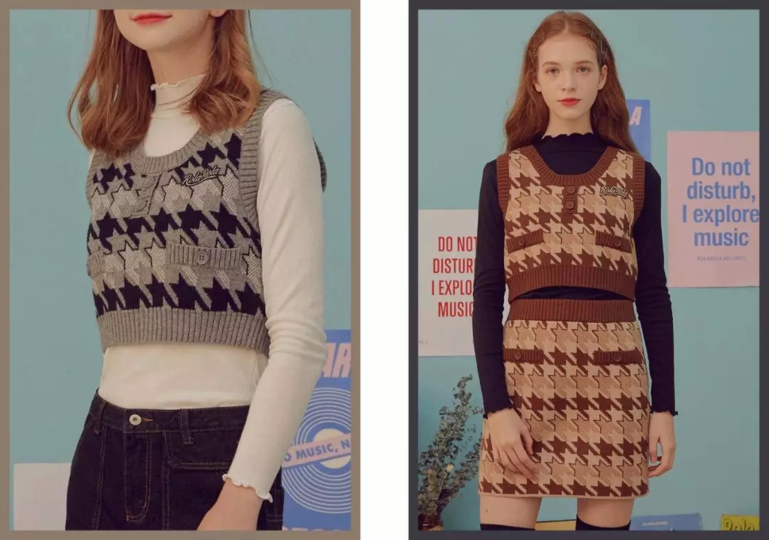 周冬雨刘雯同款毛衣,大表姐刘雯同款绿色开衫毛衣