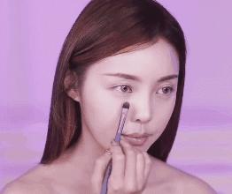 怎么画万圣节眼影教程简单,简单兔子妆容眼影