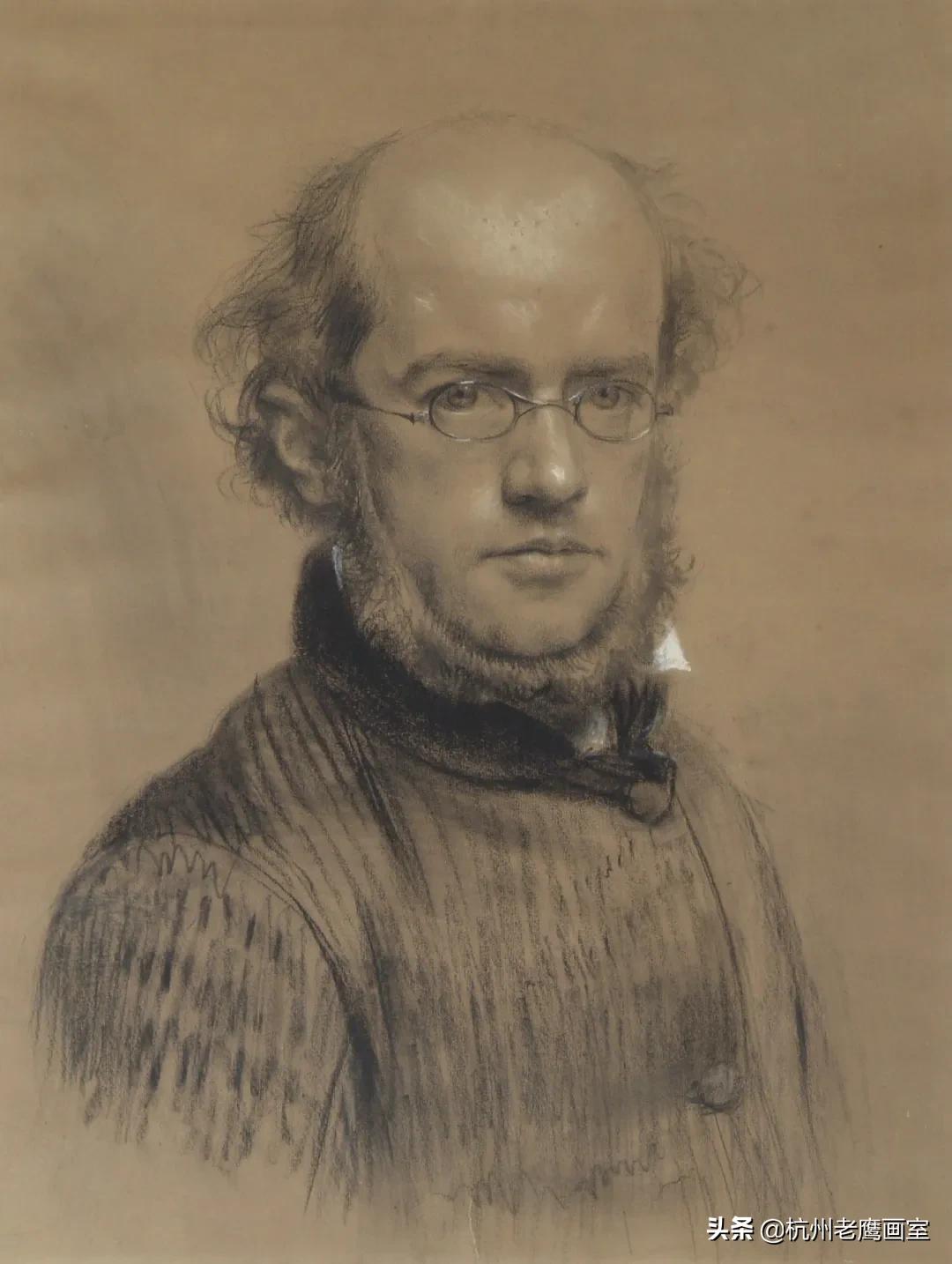 门采尔素描作品的尺寸,门采尔素描高清大图