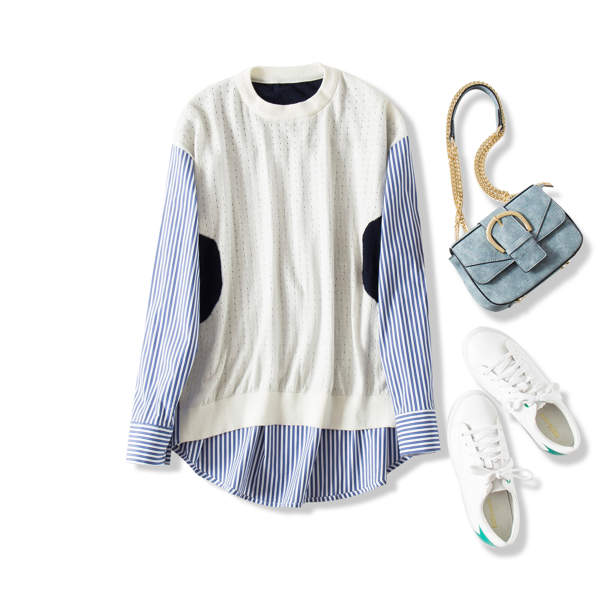 夏款洋气减龄针织衬衫,时尚减龄针织衬衫