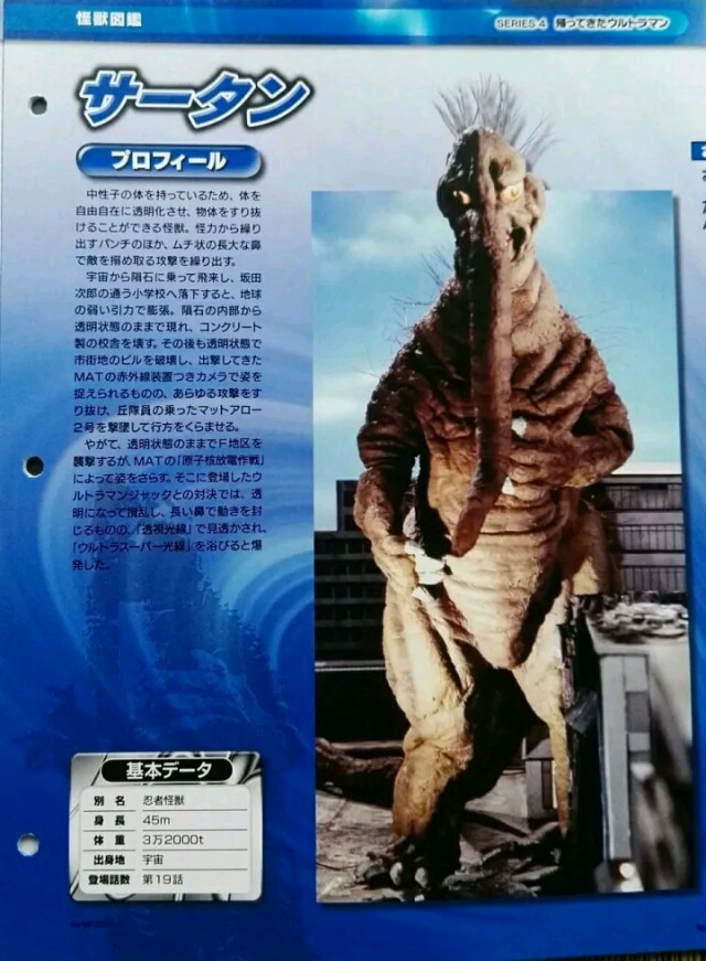 杰克奥特曼中的怪兽排名,杰克奥特曼全部怪兽排名