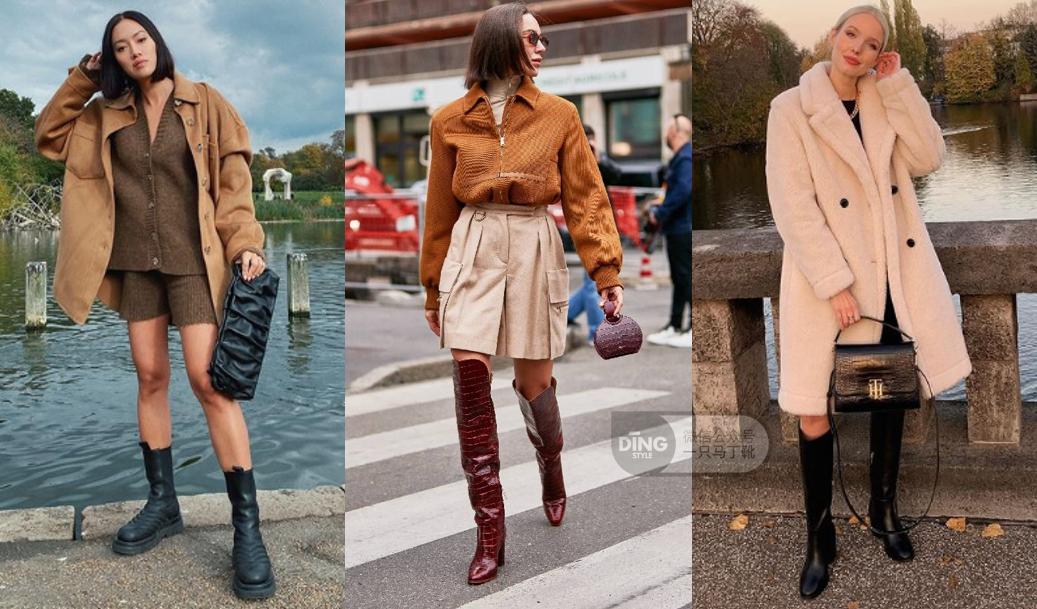 今冬靴子这样搭配就好保暖还耐看,小个子适合穿哪款冬季靴子