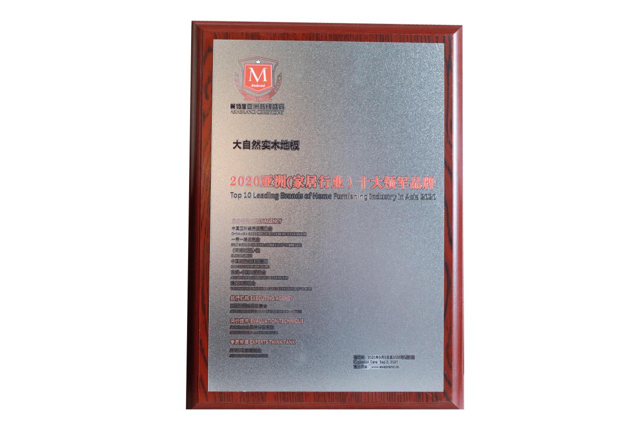 大自然家居是五百强吗,大自然实木地板销量五连冠