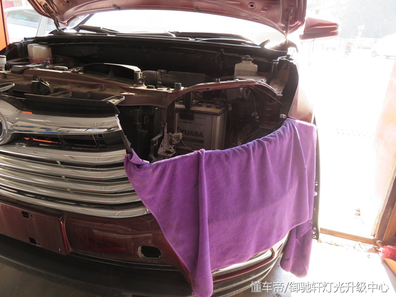 22款汉兰达改灯欧司朗,深圳汉兰达改装豪华内饰