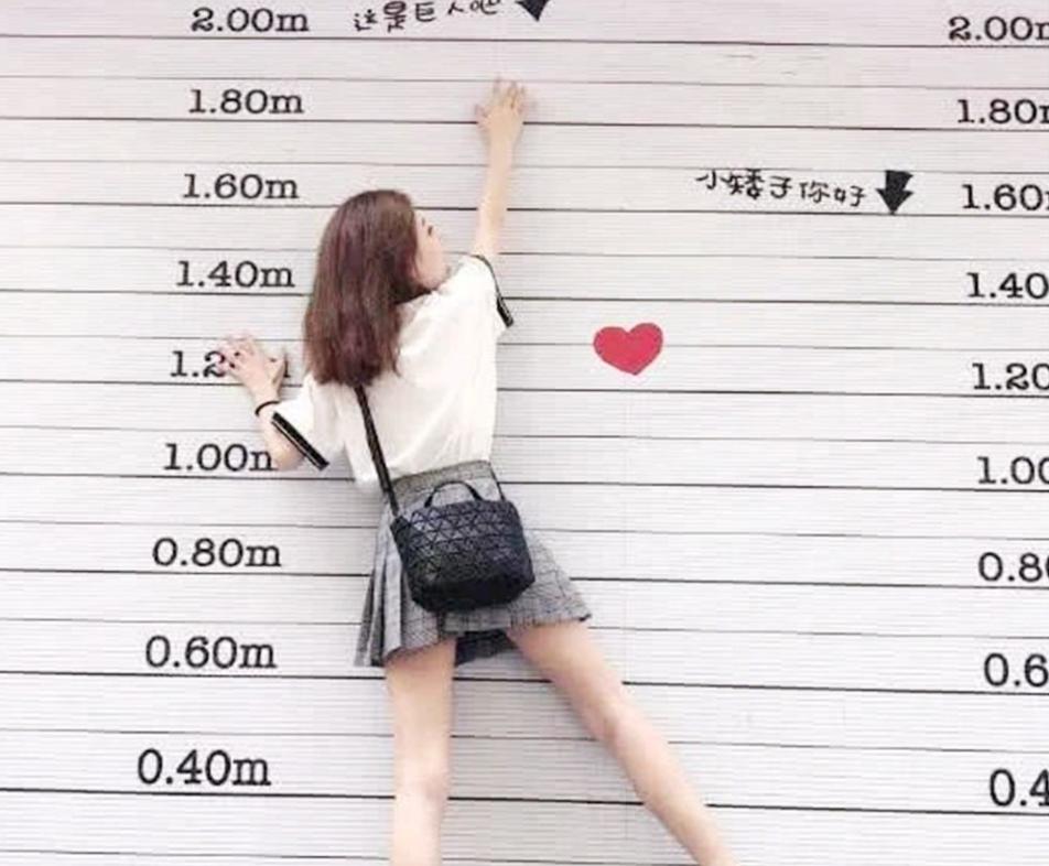 最佳女友身高排名图,女友一米97最萌身高差