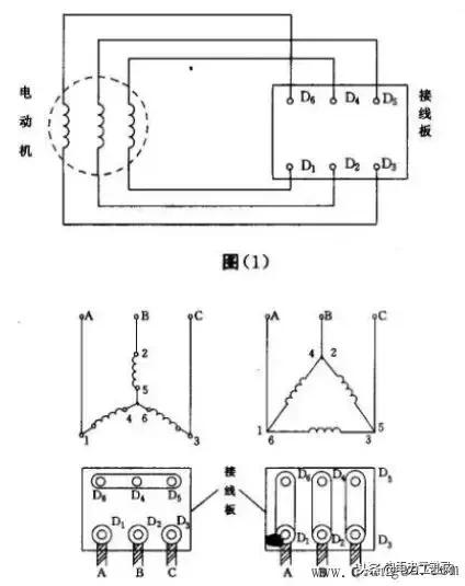 电动机星三角降压启动故障排查,不看电路图接星三角启动实物图