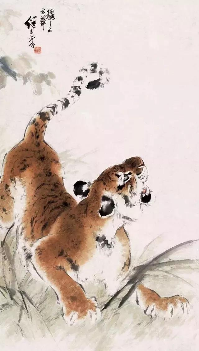 刘继卣画老虎,刘继卣的老虎画得最好