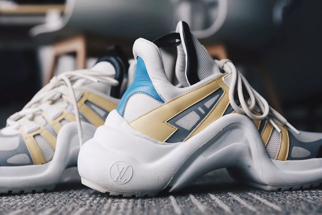 lv老爹鞋上脚效果,lv老爹鞋女款archlight