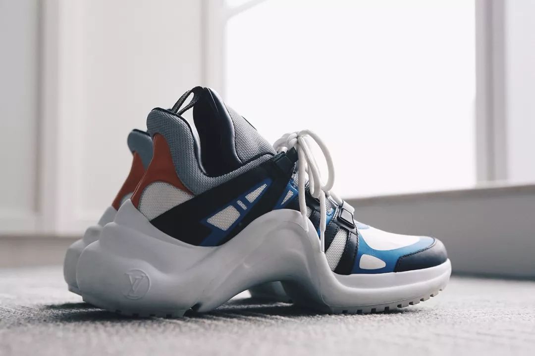 lv老爹鞋上脚效果,lv老爹鞋女款archlight