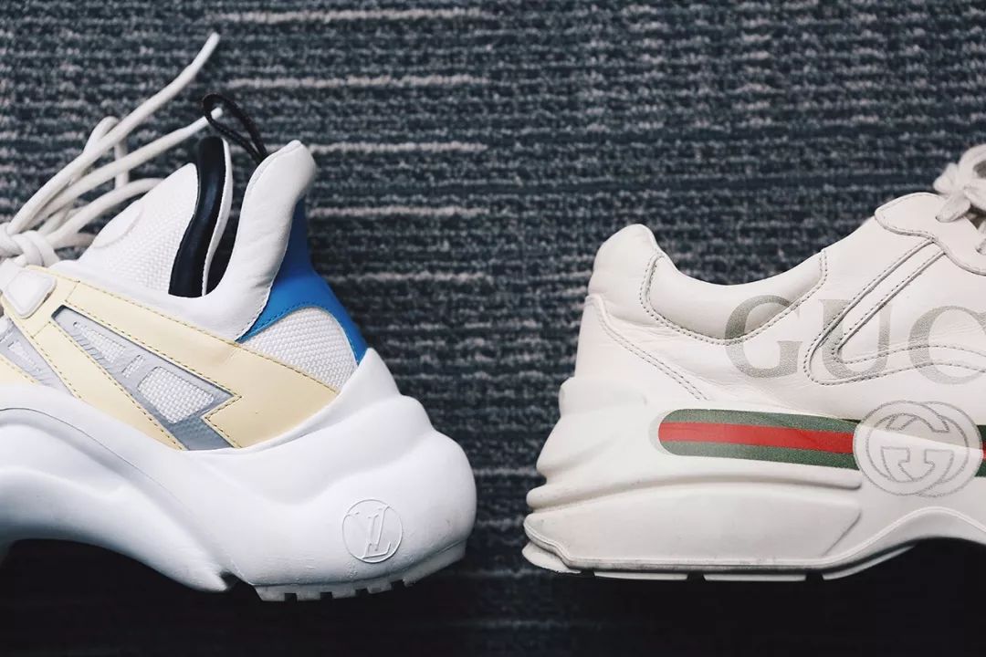 lv老爹鞋上脚效果,lv老爹鞋女款archlight