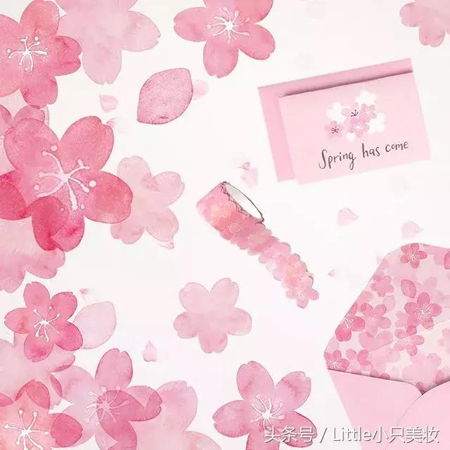 2018年樱花限定粉,2019年樱花限定品