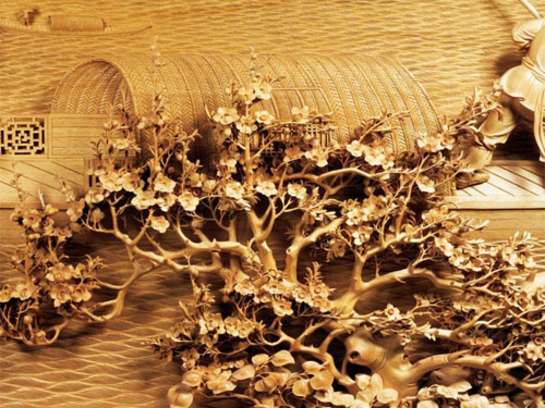 东阳木雕介绍三雕一塑,东阳三大木雕