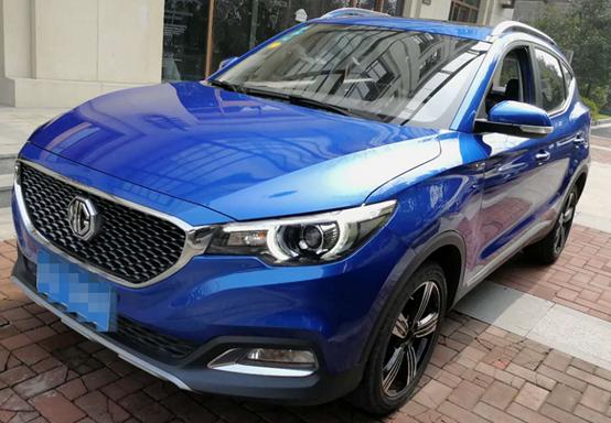 名爵zs蓝色车,zs蓝色提车攻略