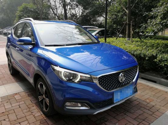 名爵zs蓝色车,zs蓝色提车攻略