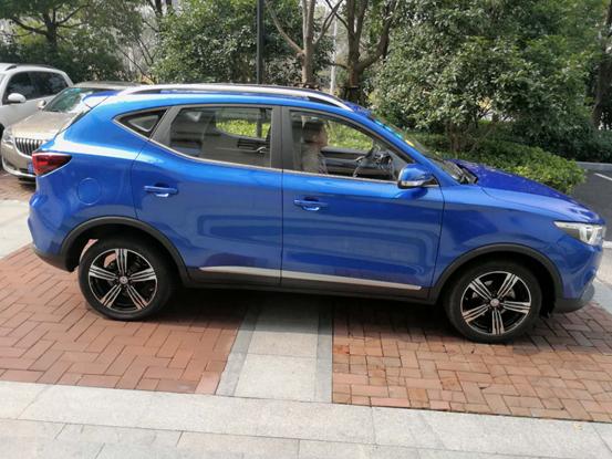 名爵zs蓝色车,zs蓝色提车攻略