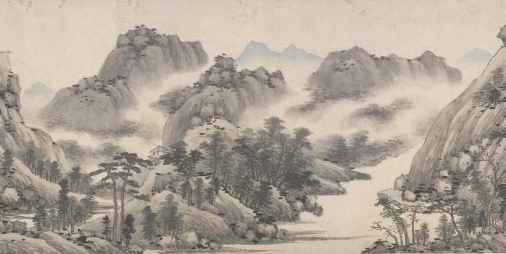 题富春山居图,丹青旅者黄公望富春山居图