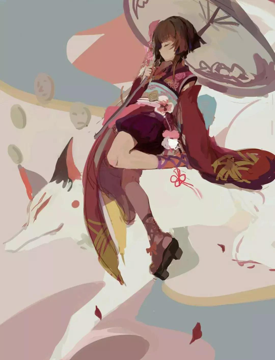 阴阳师壁纸神乐,阴阳师神乐晴明壁纸