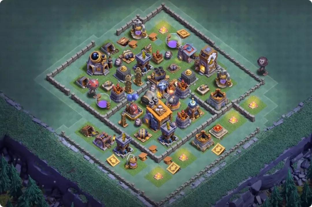 部落冲突八本战争基地阵型,部落冲突刚上八本最强阵型