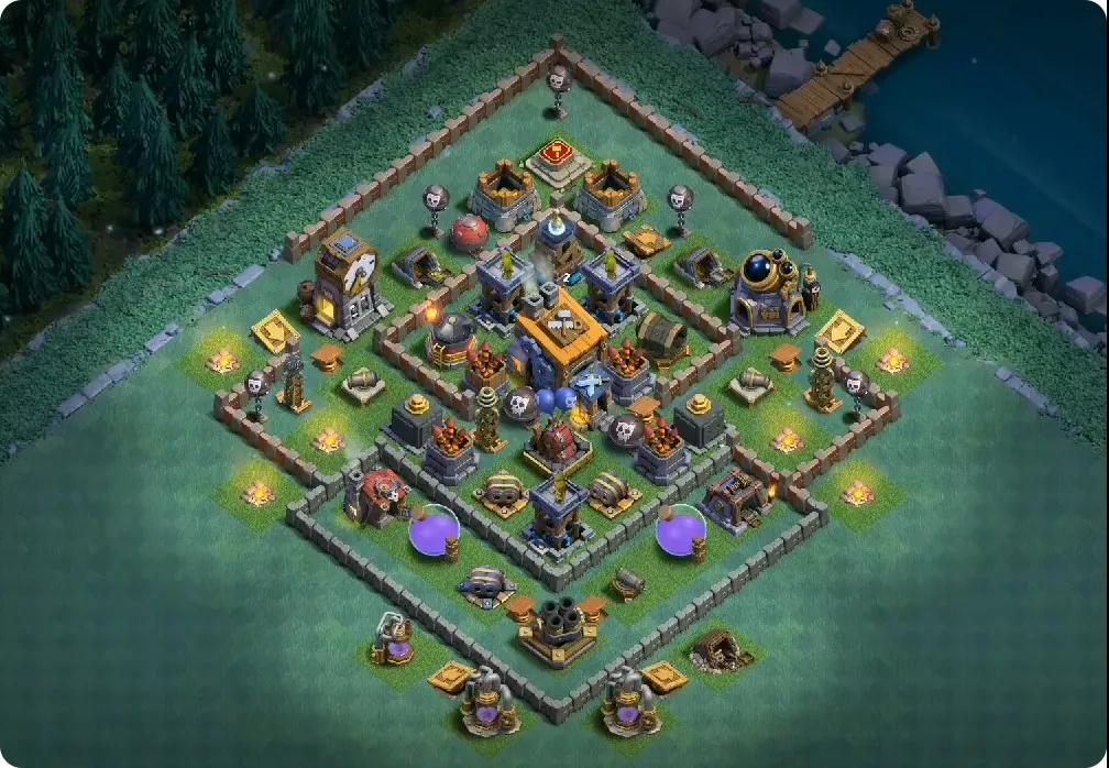 部落冲突八本战争基地阵型,部落冲突刚上八本最强阵型