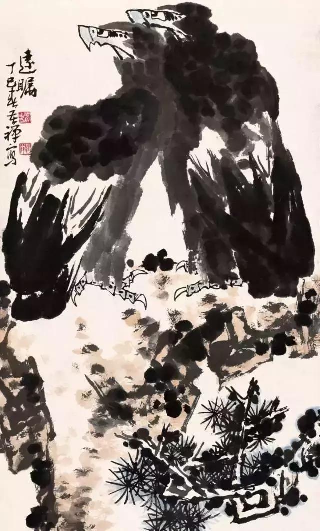 鉴赏岳飞书法非一般的霸气,雄姿英发大师笔下的鹰