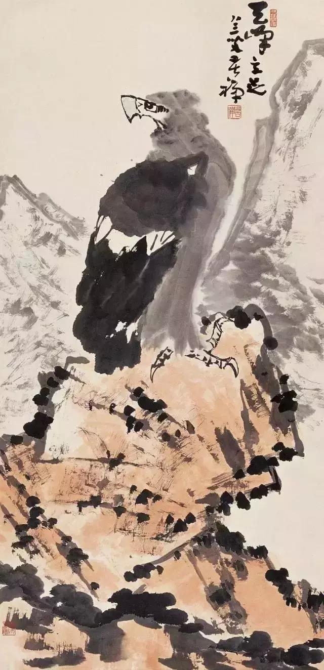 鉴赏岳飞书法非一般的霸气,雄姿英发大师笔下的鹰