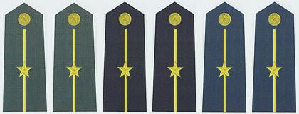 中国军衔和军官资历大全,中国的军官军衔等级