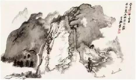 国画山水的上色,国画重彩山水上色技法