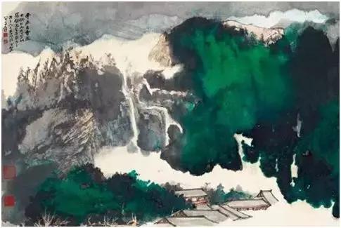 国画山水的上色,国画重彩山水上色技法