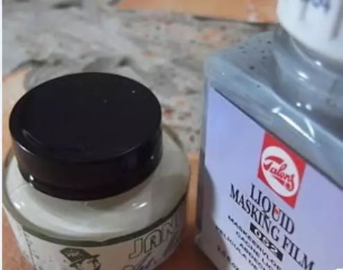 水彩技法平涂与渐变,水彩毛发胡须留白技法