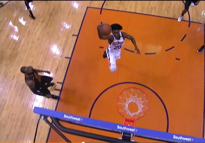 骑士客场大胜太阳，詹皇暴君试大风车扣篮惊爆全场！