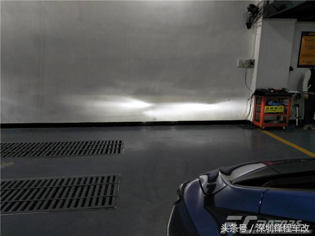 飞度gk5改4透镜激光大灯,本田超跑gk5宽体改装案例