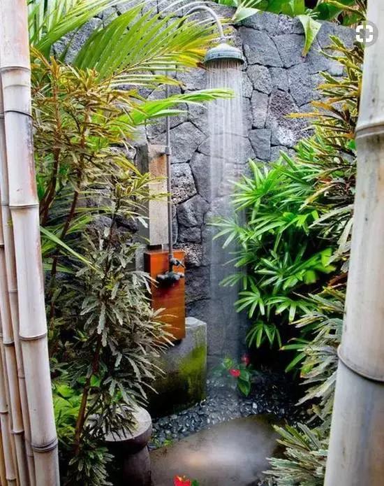 庭院花园美呆了,浴室花园