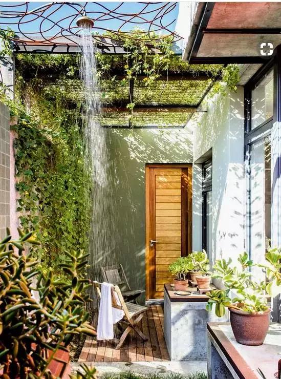 庭院花园美呆了,浴室花园