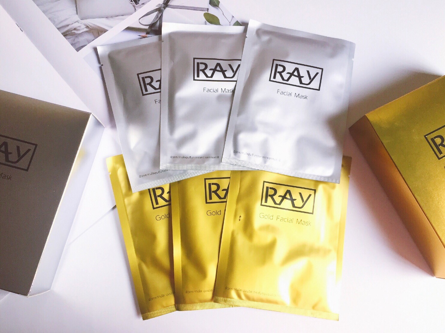 泰国ray妆雷面膜 (泰国妆蕾ray面膜提亮祛黄击退暗沉)