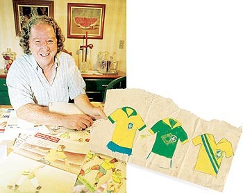 巴西首秀最新消息,历史上的黄色服饰