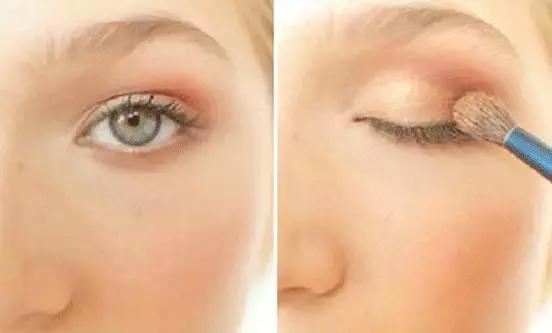 适合新手的大地色妆容,珊瑚橙妆容教程