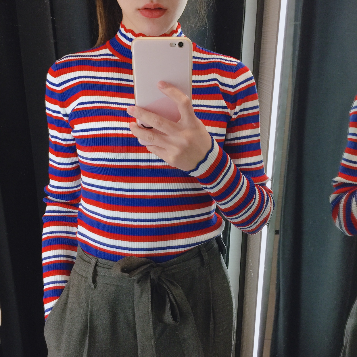 优衣库爆款试衣间一周穿搭,优衣库试衣间怎么拍照好看