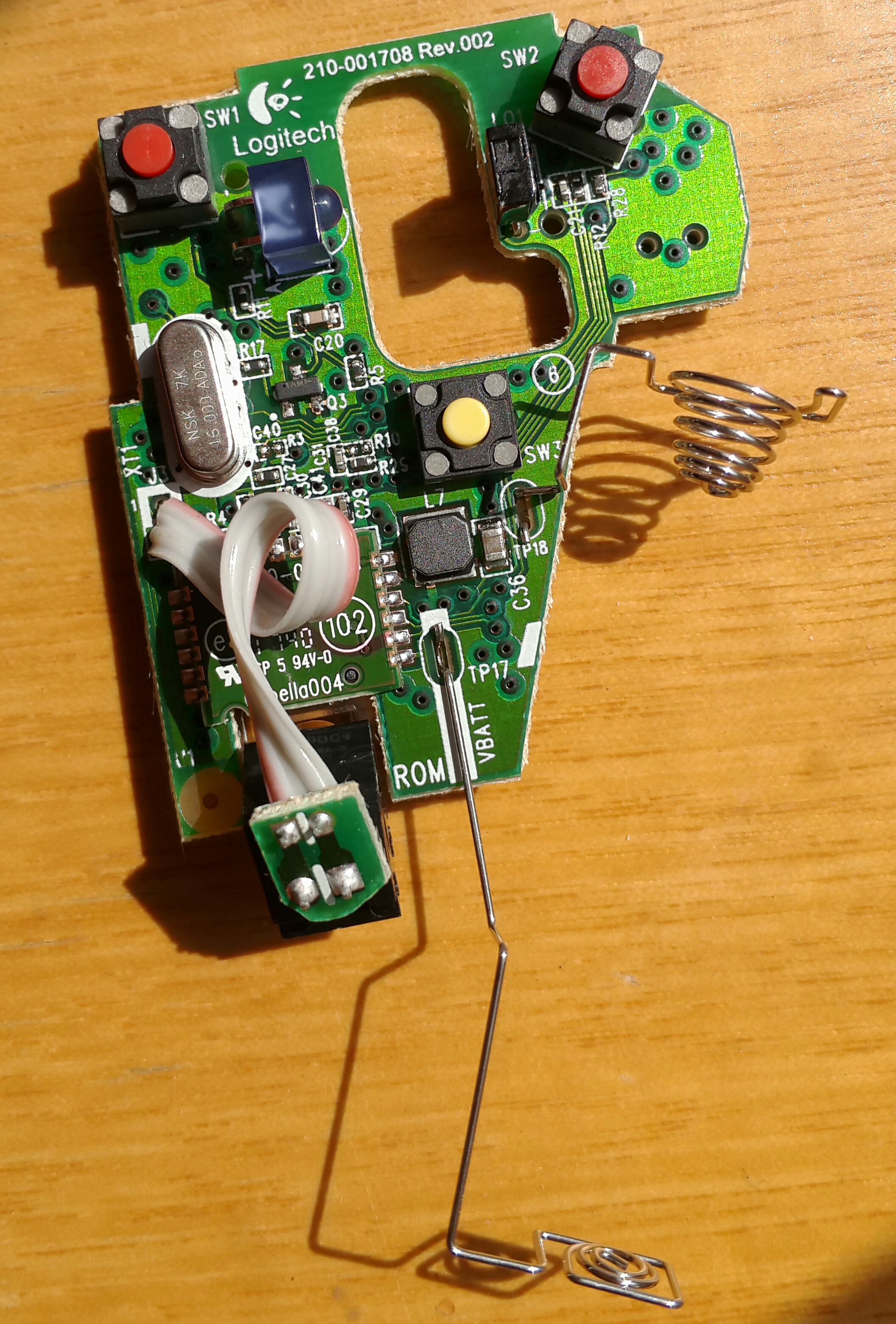 拆罗技无线鼠标的方法,拆一个全新的罗技m220无线鼠标