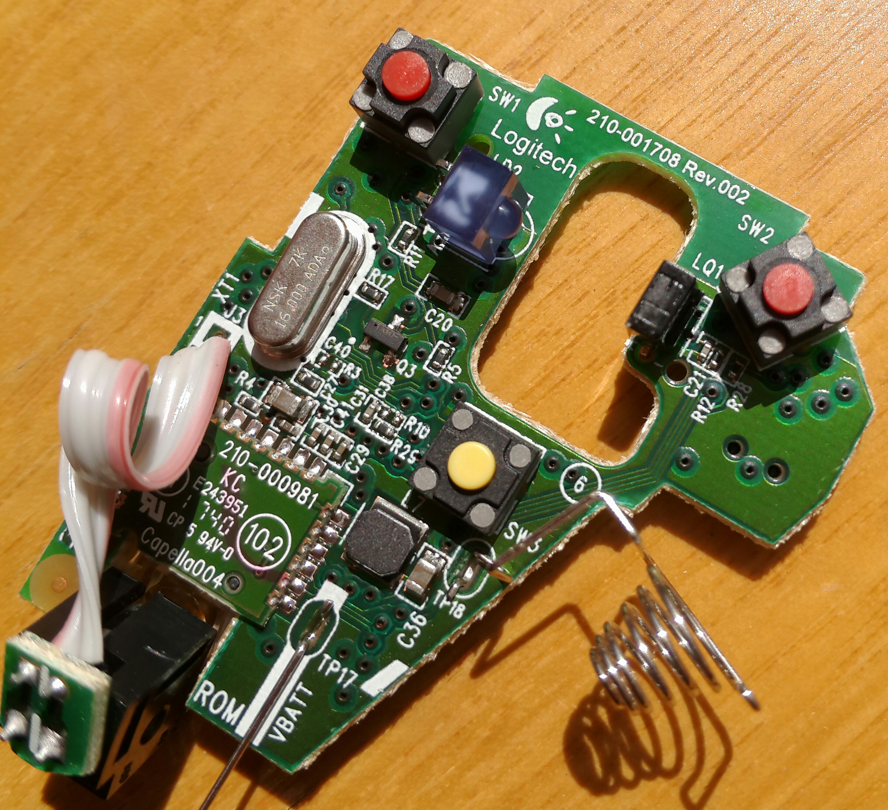 拆罗技无线鼠标的方法,拆一个全新的罗技m220无线鼠标