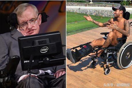 半裸上身坐轮椅“致敬”霍金，内马尔这次被全球网友骂惨了