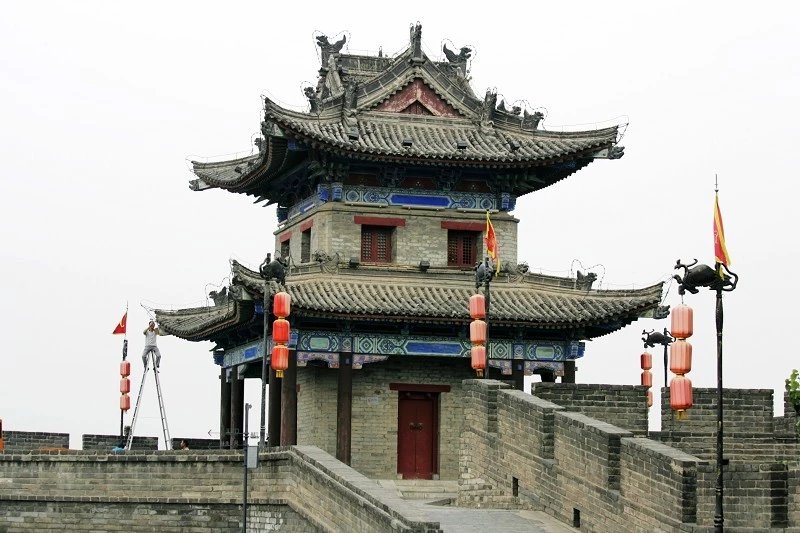 西安城墙钟楼鼓楼一日游,西安古都鼓楼游记